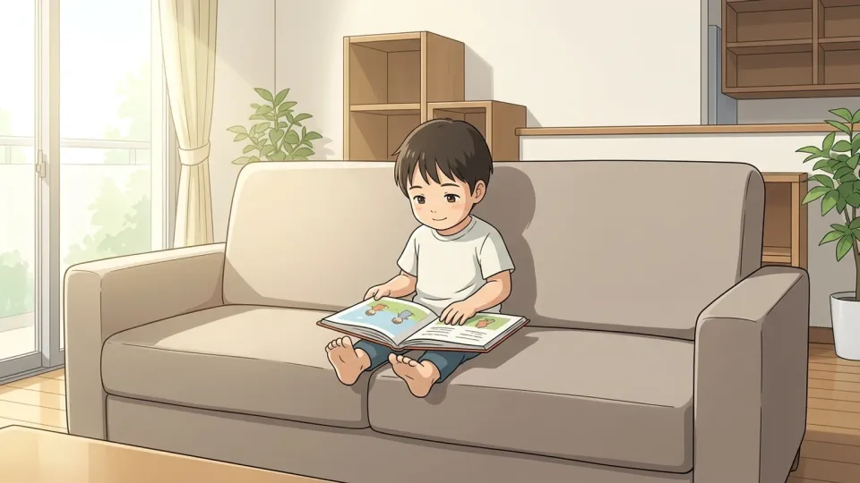 家で一人で留守番をする子供