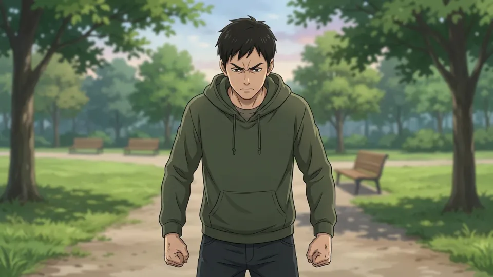 知らせを聞いて怒りを隠せない男性。