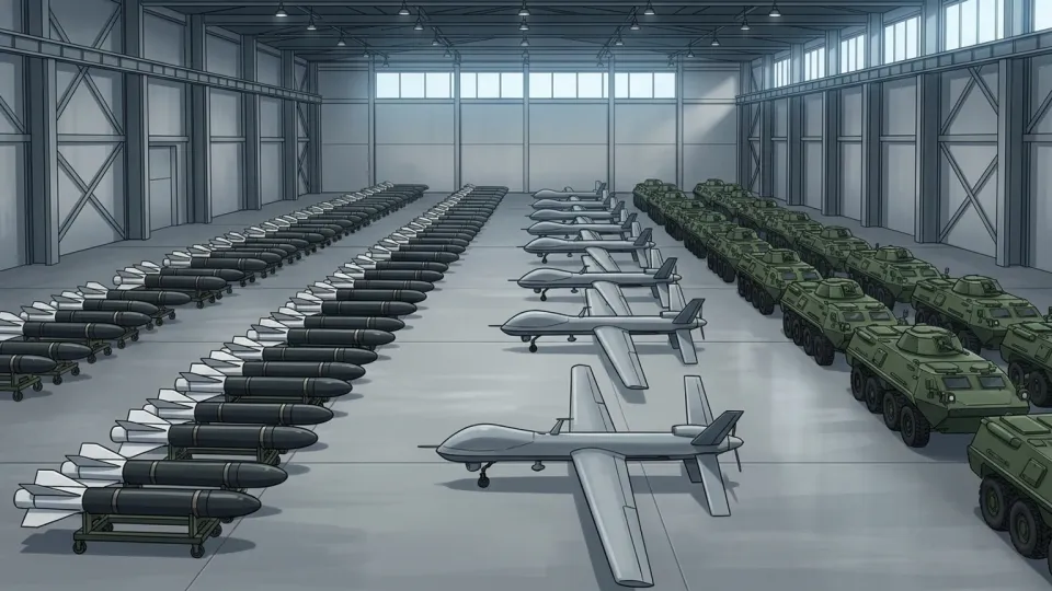 国が保有する膨大な兵器のコレクション
