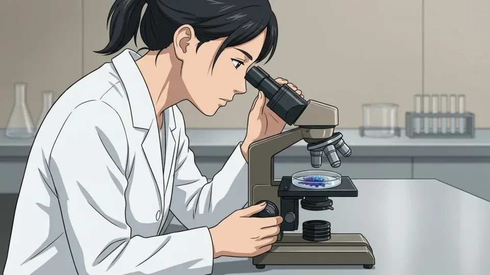 新薬が細胞に与える生物学的な影響を研究する科学者