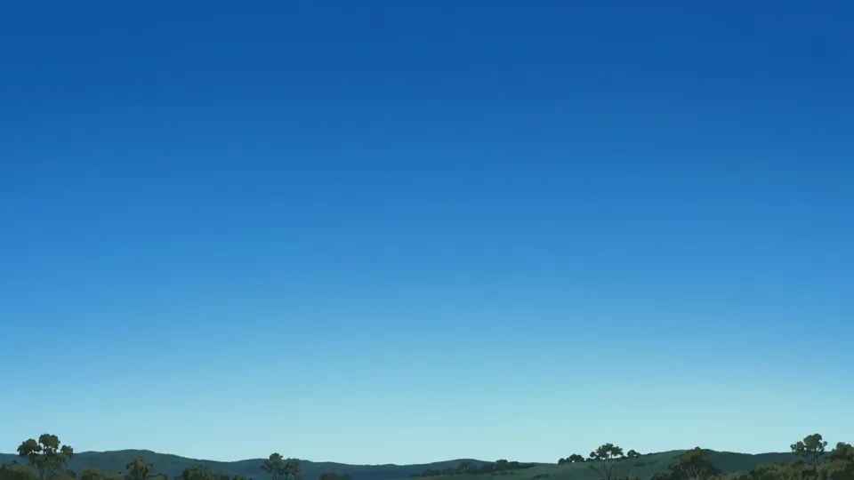 快晴の青い空