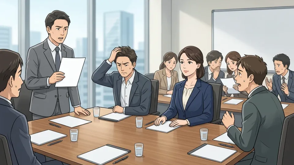 計画変更にも動じない女性