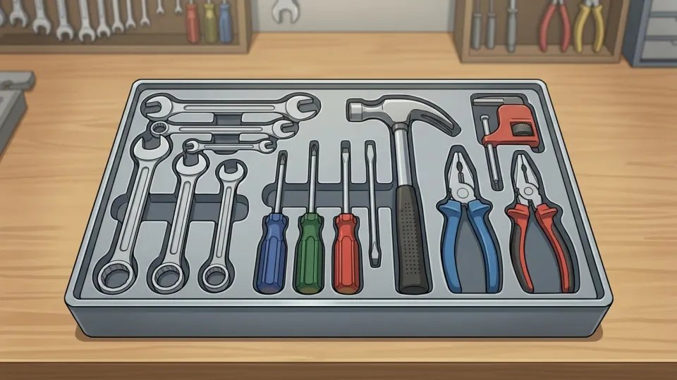 工具がすべて揃ったセット