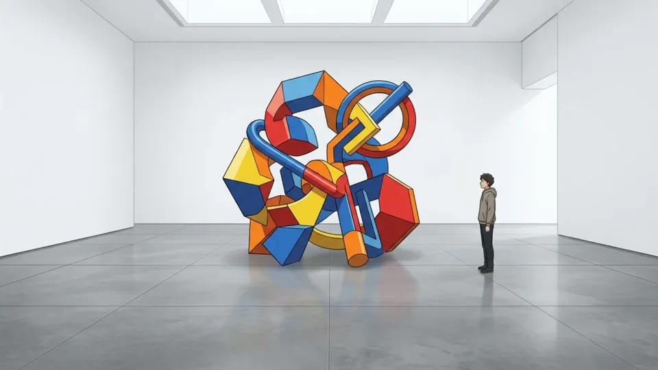 現代アートを展示する美術館