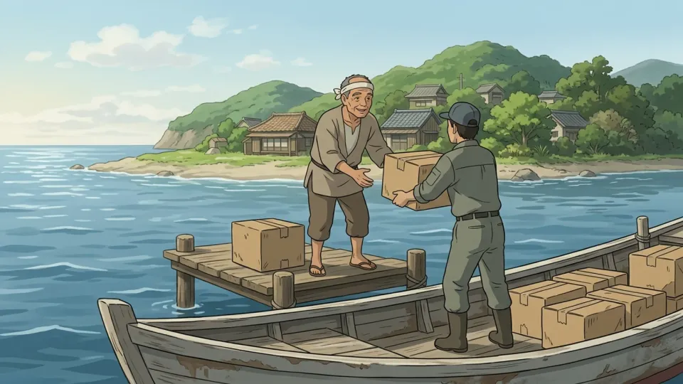 食料を輸入に頼る島。