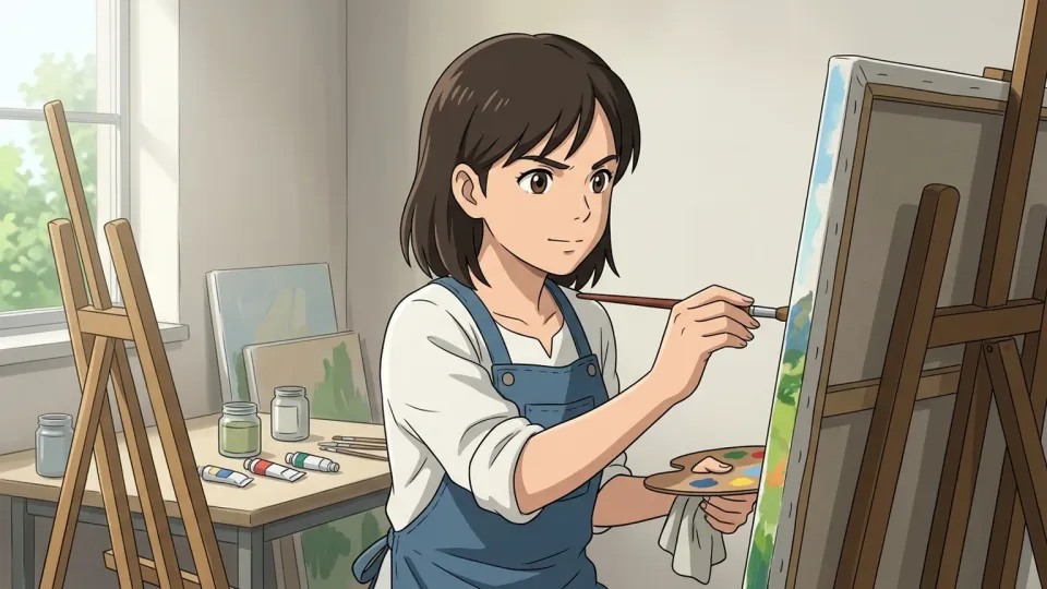 成功を強く望む芸術家