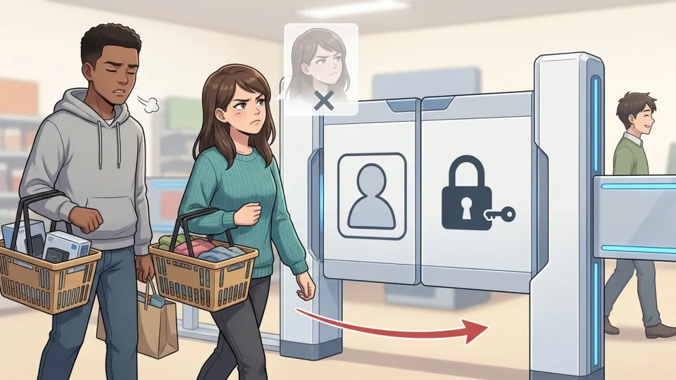会計前のアカウント登録を好まない顧客が担当者に意見を伝えている