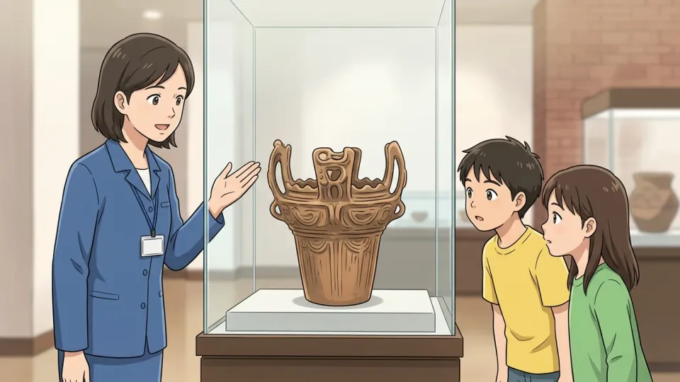 博物館で学ぶ子どもたち