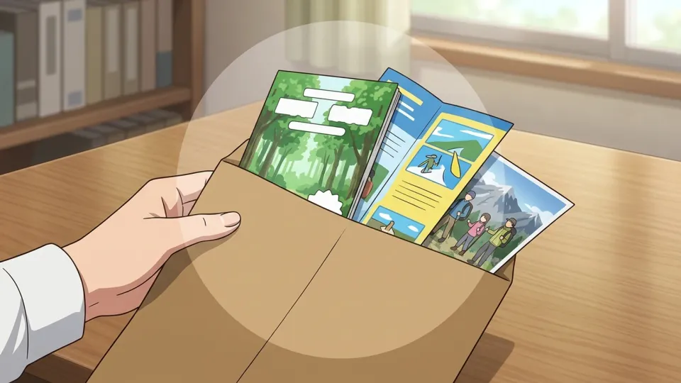 封筒と中の書類