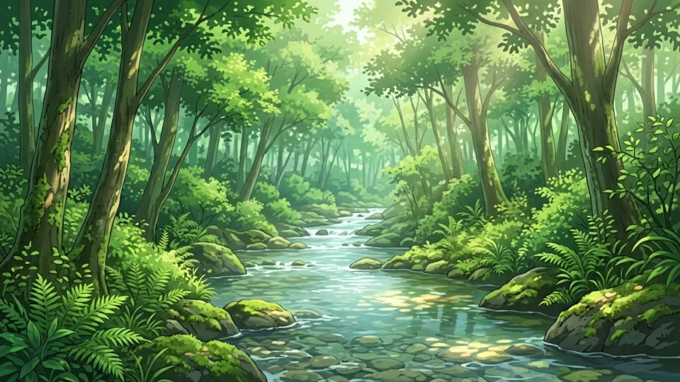 美しい自然環境の風景