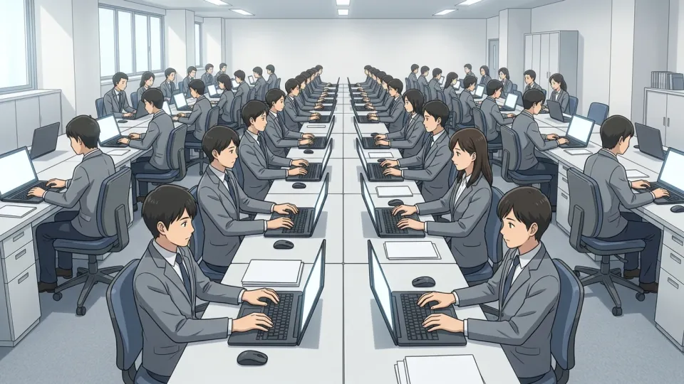 厳しい規則が全員に適用されている様子。