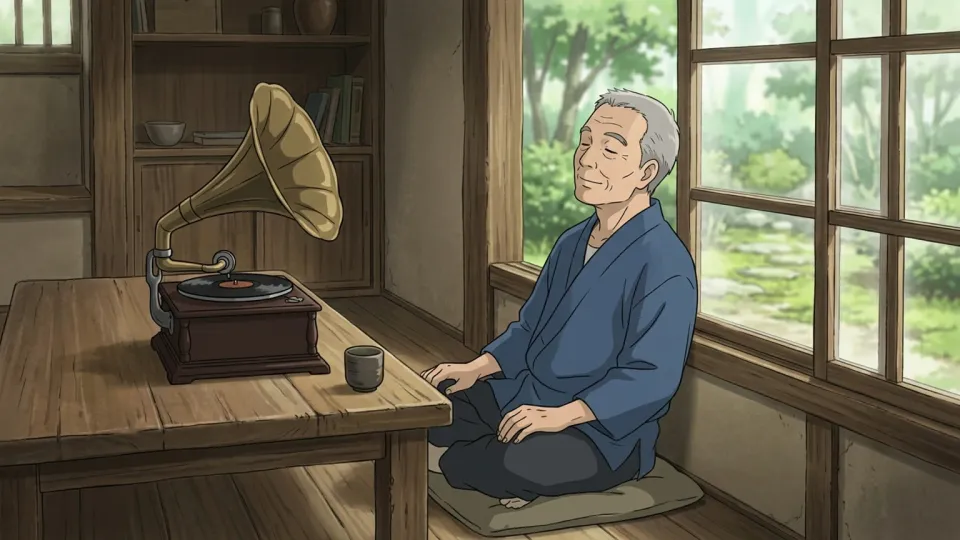 曲を聴いて懐かしさを感じている人