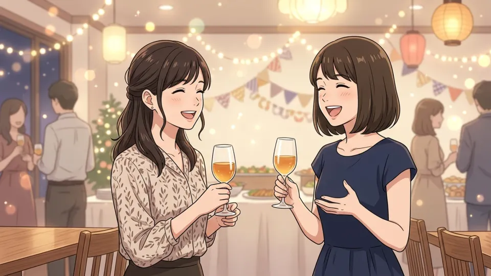 パーティーを楽しむ人々