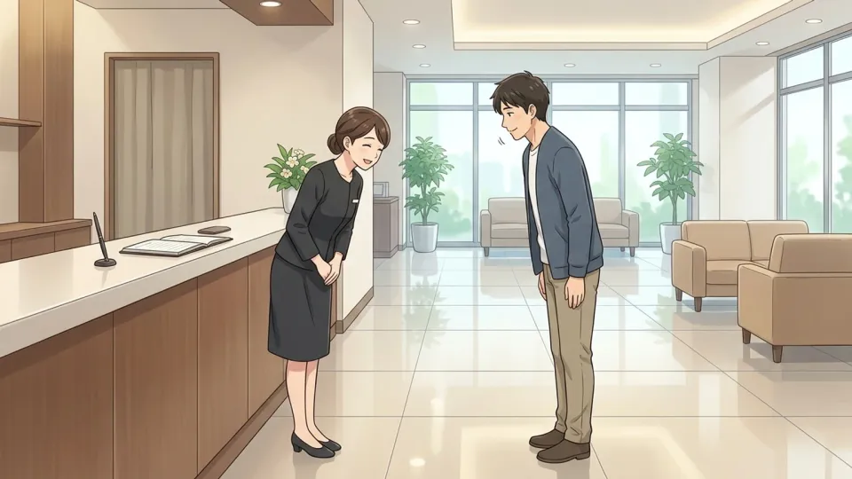 清潔なホテルと親切なスタッフの様子