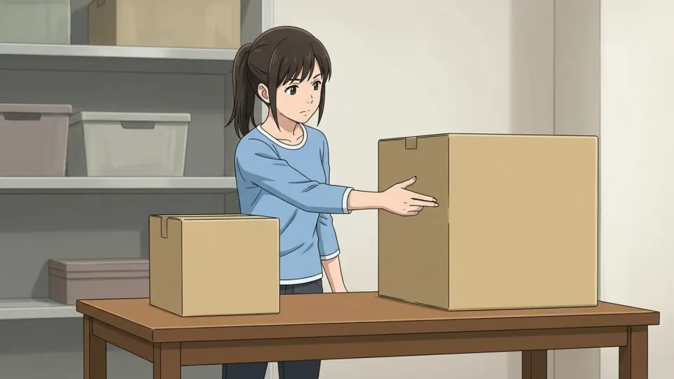 大きな荷物を協力して押し上げる人々