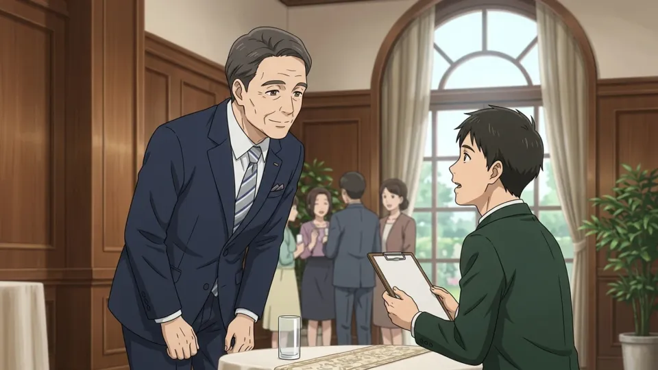 成功しても謙虚な姿勢を保つ男性