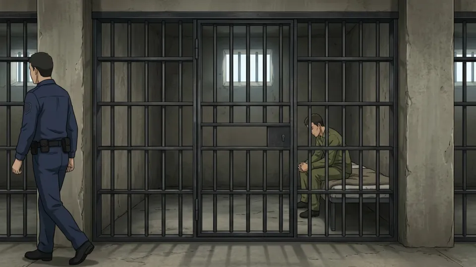 刑務所の鉄格子