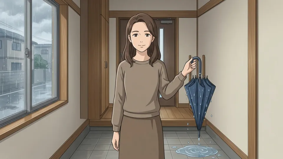 穏やかな表情をした女性のポートレート