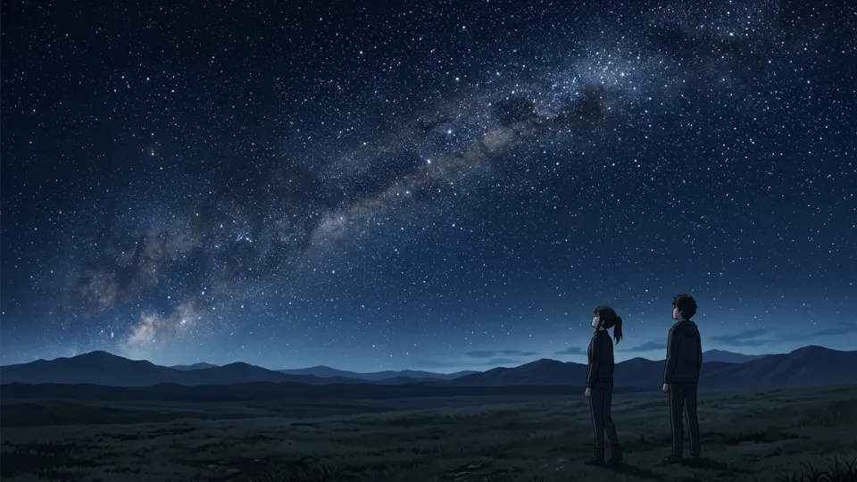 果てしない星空の広がり