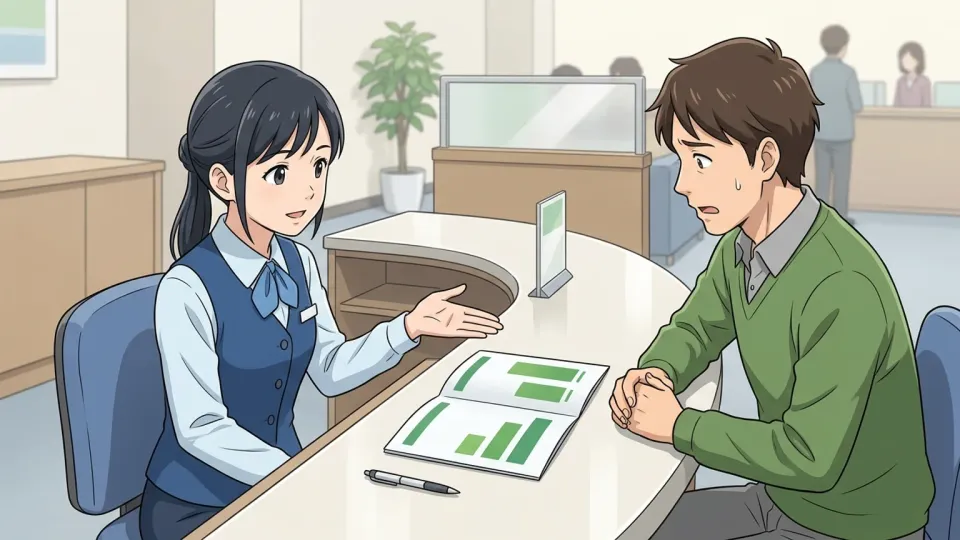年会費に対して口座残高が不足していることを確認する顧客