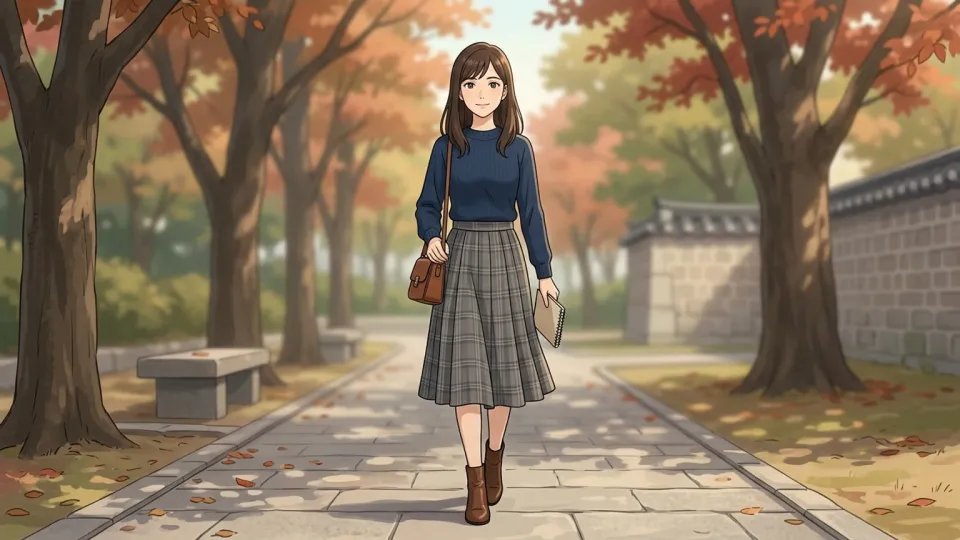 成熟を表す自信に満ちた若い女性