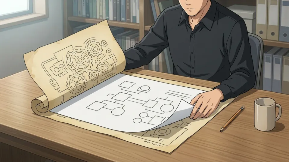 ビジネス戦略の抜本的な変更を示す図