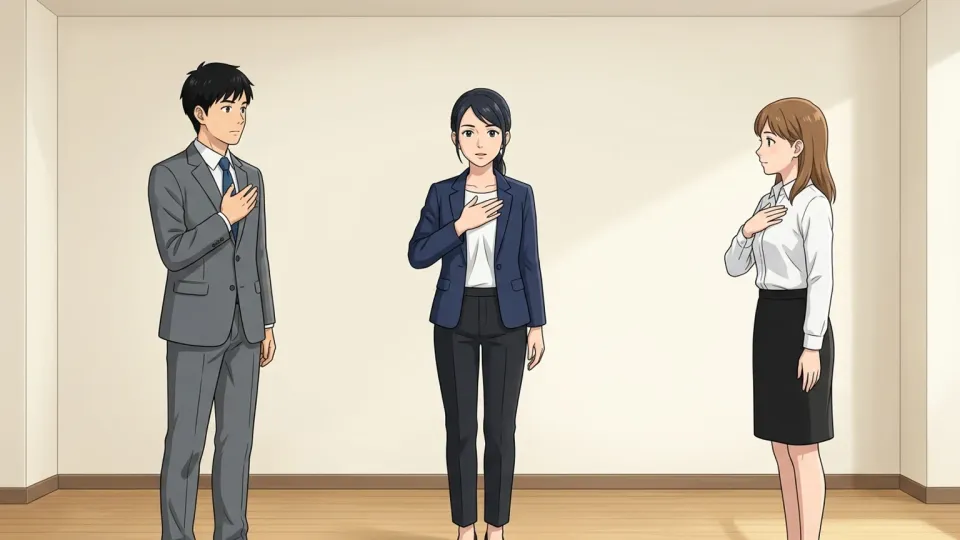 主語employeesを指し戻す再帰代名詞themselvesを説明する講師