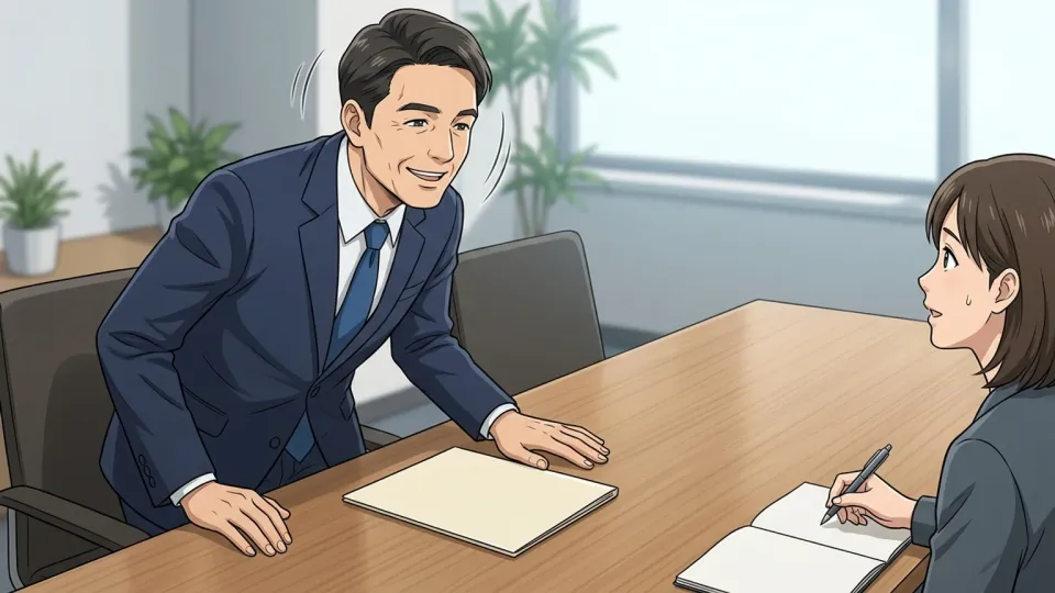 提案に素早く反応する人物