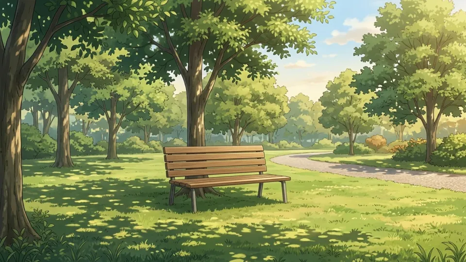 穏やかな公園の風景