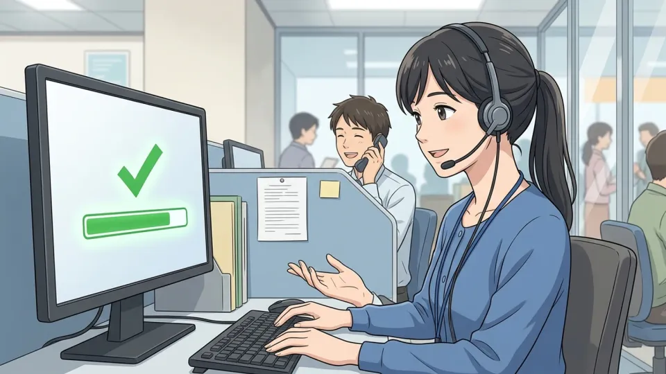 顧客対応を止めずにソフトウェア更新が完了している