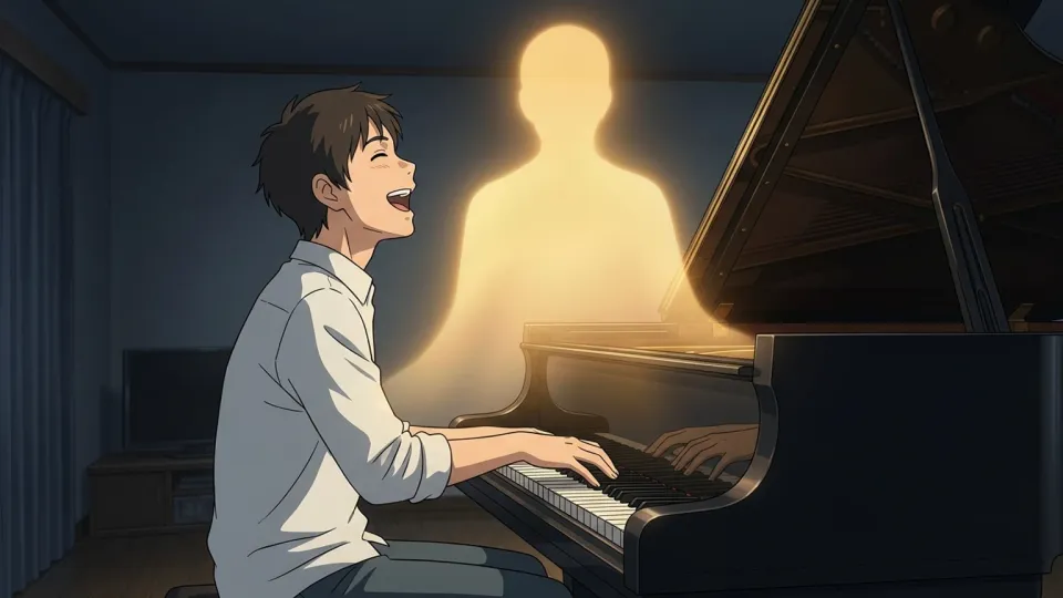 音楽が人の心に深く響く様子
