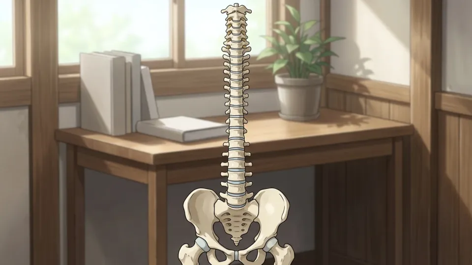 人間の背骨の構造図