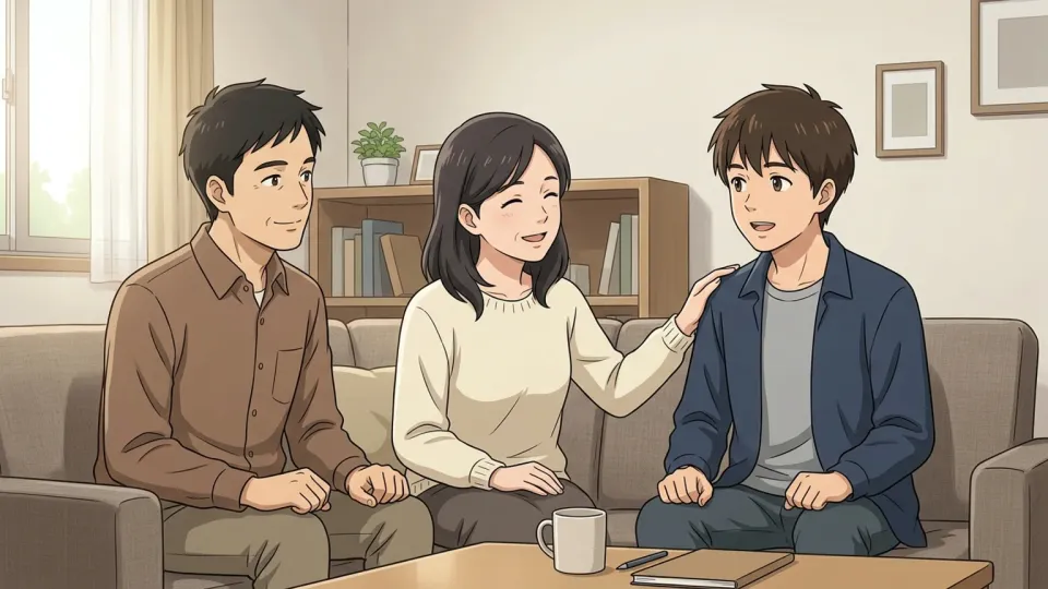 子供のキャリア選択を応援する両親