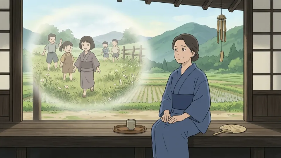 子供時代を振り返る人物