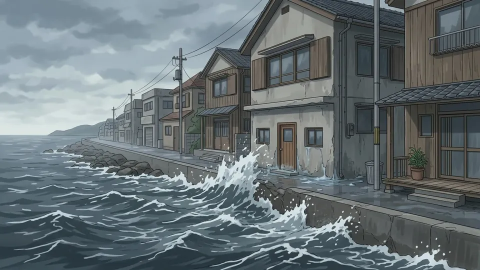 海面の上昇による沿岸都市への脅威