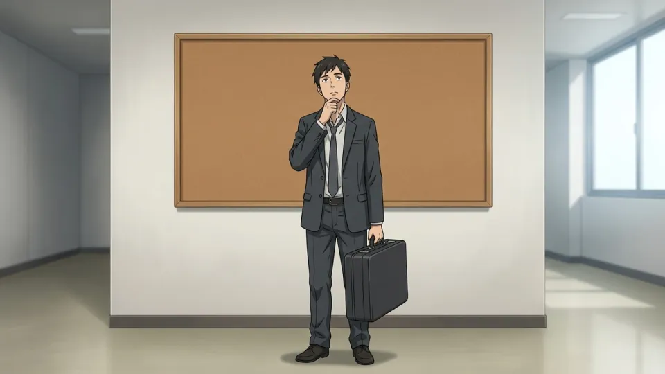 求人会場にいる仕事を探している人