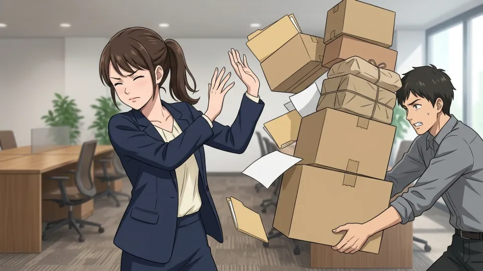 理不尽な要求を拒絶する女性