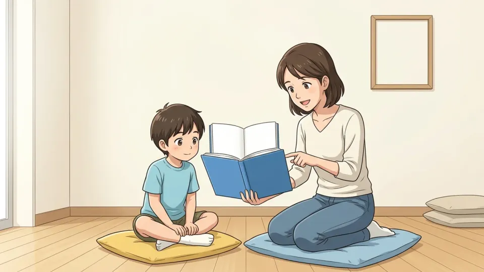図書館で活動するボランティア
